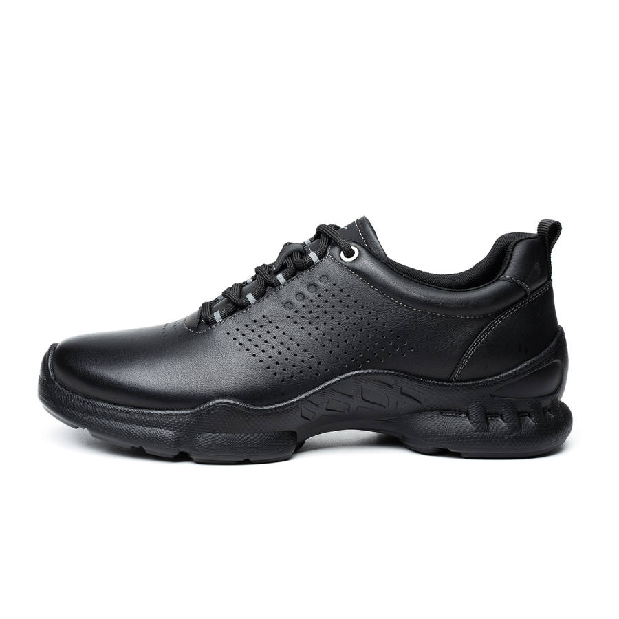 FED Top Grain Cow Leather Cushioning Height Increasing Abrasion Resistant Slip Resistant Low top