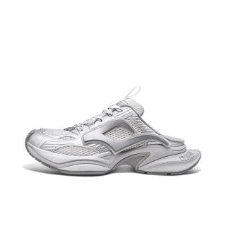 Daisy Fellowes DEMON KING Abrasion Resistant, Odor Resistant Closed Toe Slippers Unisex Silver