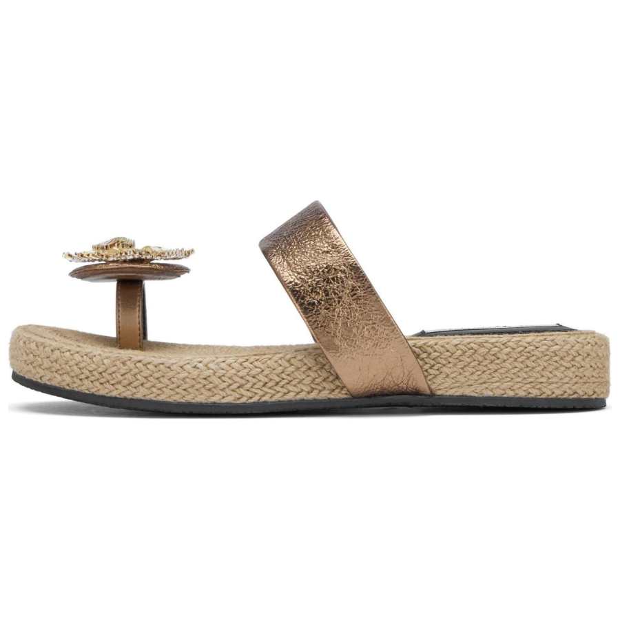 73Hours 73Hours Flip Flops Women's Bronze Gold