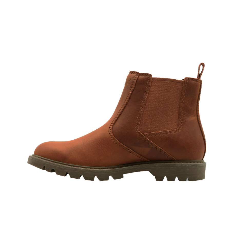 CAT Cow Leather Thermal Waterproof Abrasion Resistant Cushioning Comfortable Short Outdoor Boots Women's Brown