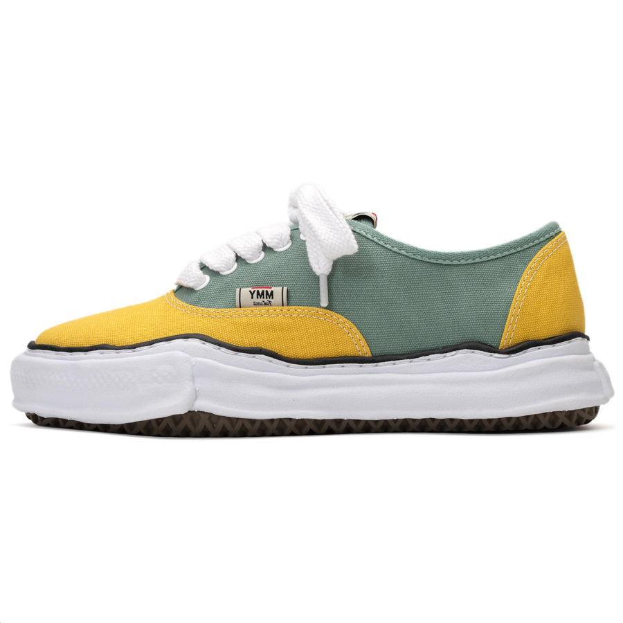MIHARA YASUHIRO Baker Low top Skateboard Shoes Unisex Yellow Green