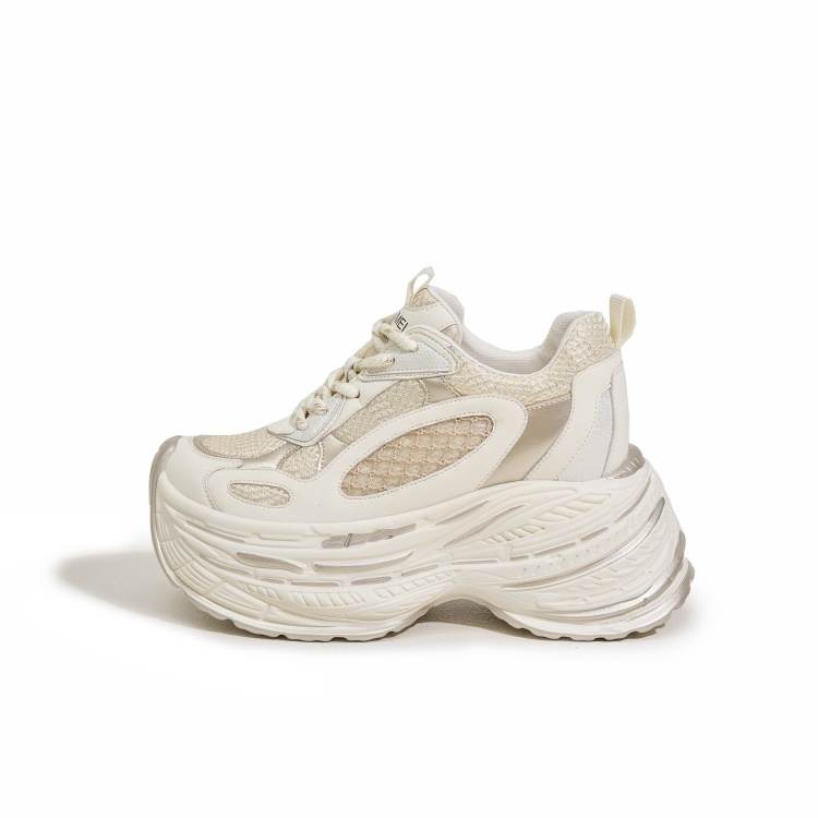 MILANLIANGE Abrasion Resistant, Breathable, And Balanced Lightweight Low top Chunky Sneakers Women's