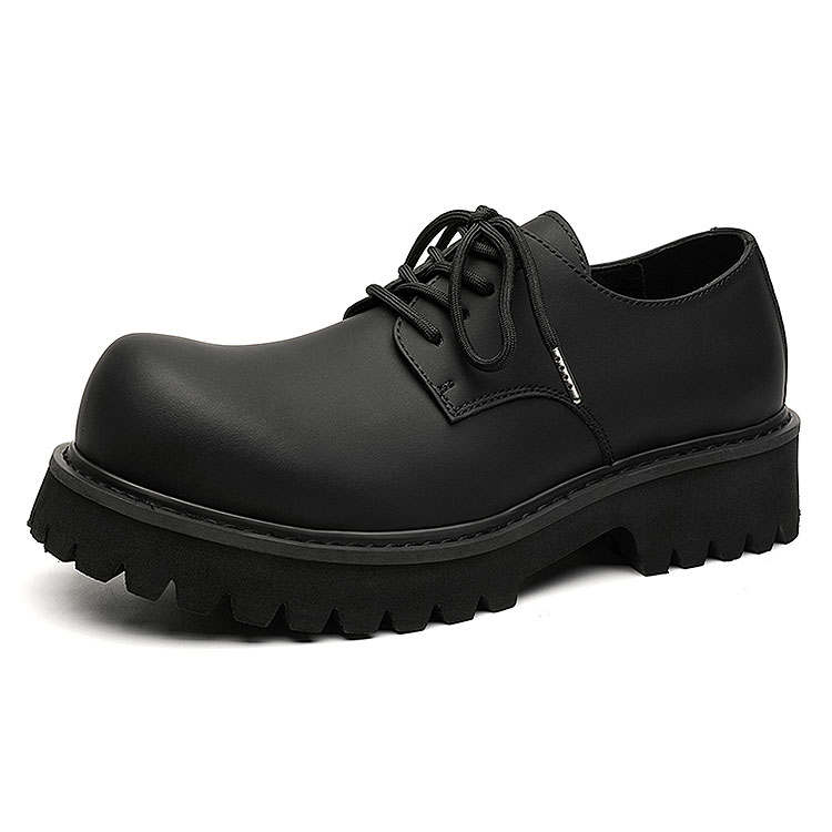 KAQIAODI Microfiber Leather Casual Shoes Men's Black