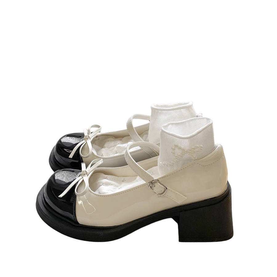 OBWA Mary Jane Shoes Women's Silver/Beige
