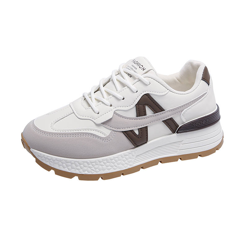 Nrillo Pu Cushioning Slip Resistant Abrasion Resistant Coverage Balance Height Increasing Rebound Low top Casual Shoes