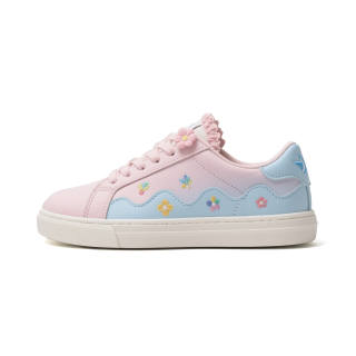 FULLXUAN Low top Skateboard Shoes Women's Pink Blue