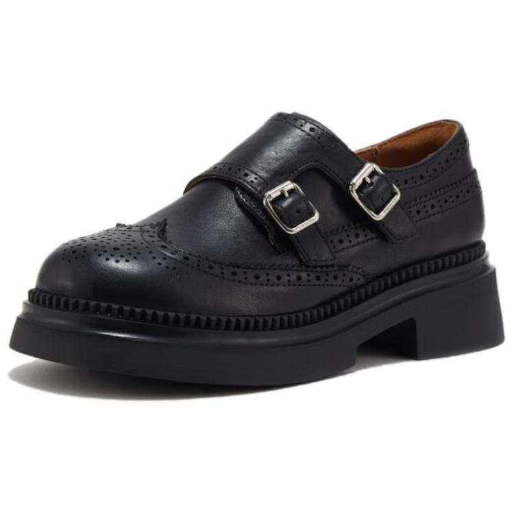 Teenie Weenie Cow Leather Loafers 5CM Women's