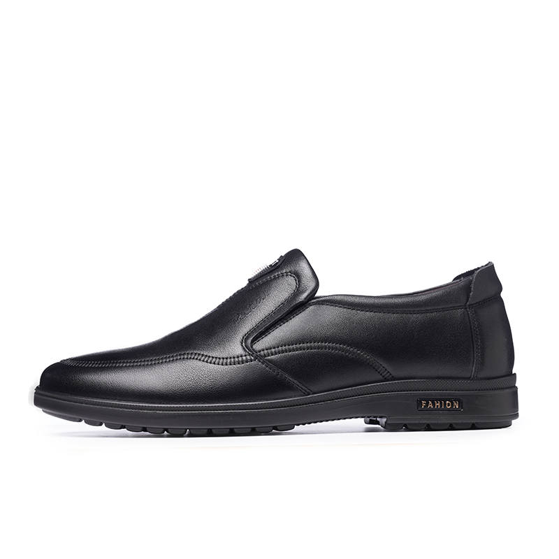 RITAI RITAI Casual Leather Shoes Men's Low Top Black
