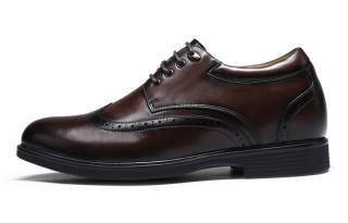 He Jinchang Dress Shoes Men's Light Brown