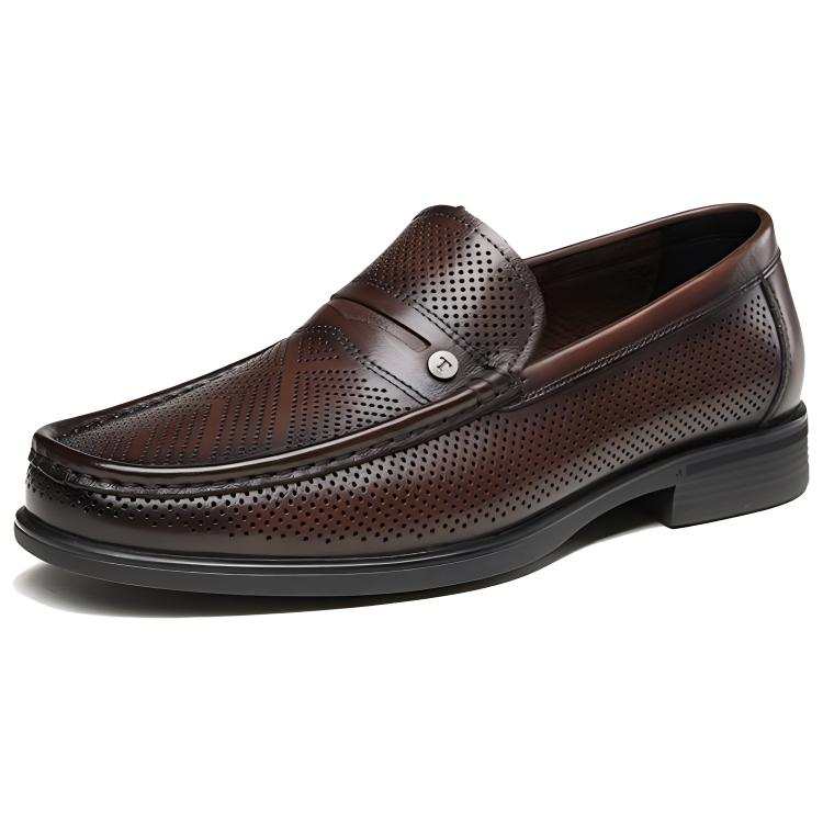 KANGNAI Loafers Men's Black/Brown