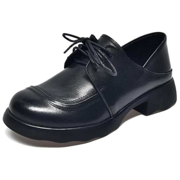 Devanro Devanro Top Grain Cow Leather Casual Shoes 3cm Women's