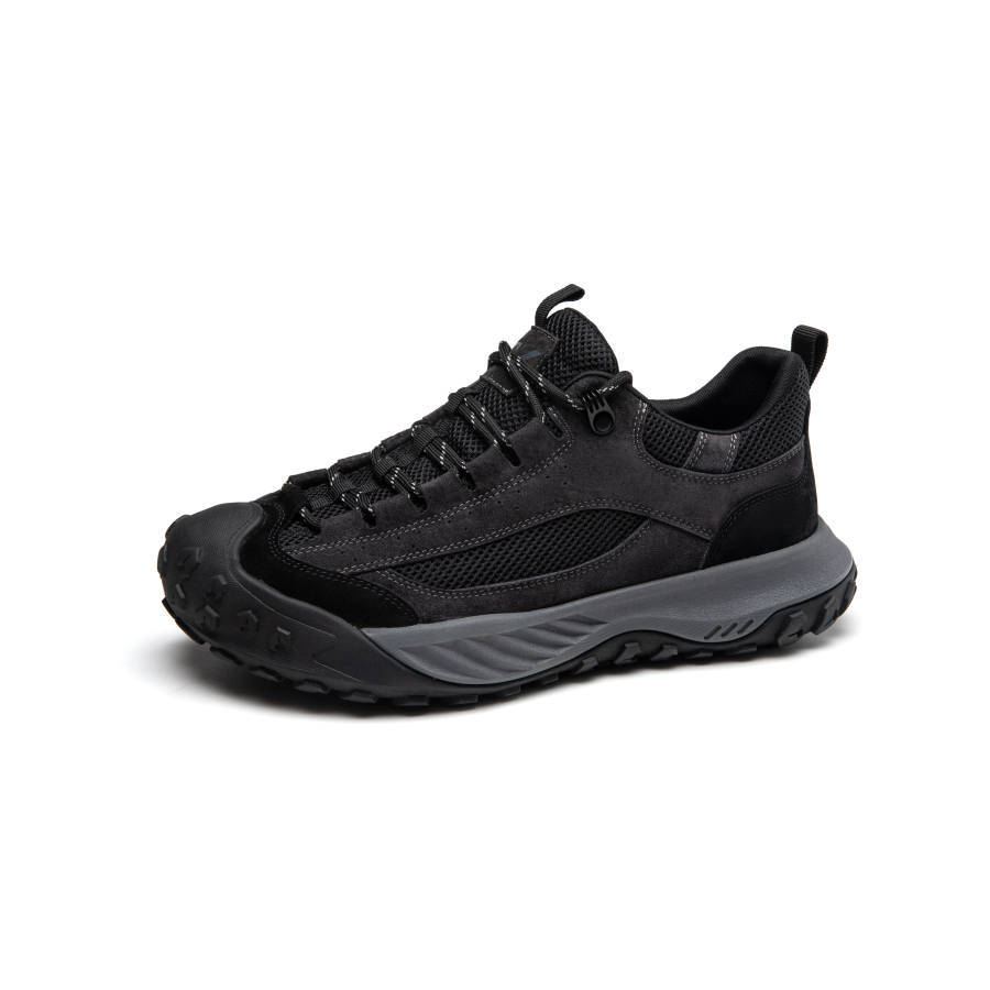 AOKANG Fabric Slip Resistant Slip Resistant Low top Outdoor Shoes Men's Black