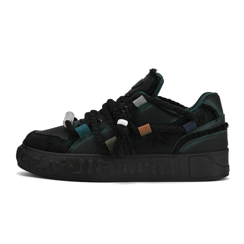 GONGNIUMEILI Abrasion Resistant Abrasion Resistant Low top Skateboard Shoes Men's