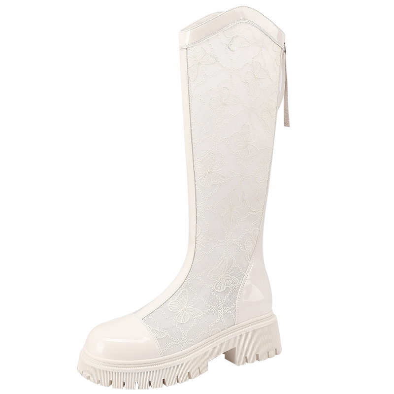 Mulinsen Sandal Boots Knee high Boots Approx. 5CM Women's