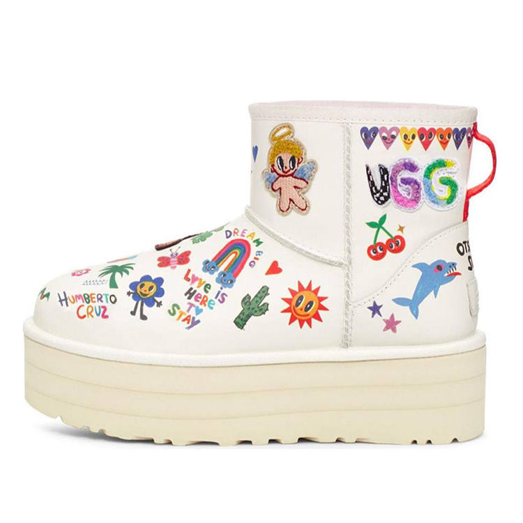 UGG UGG Classic Mini Platform Boot Pop Sketch Women's