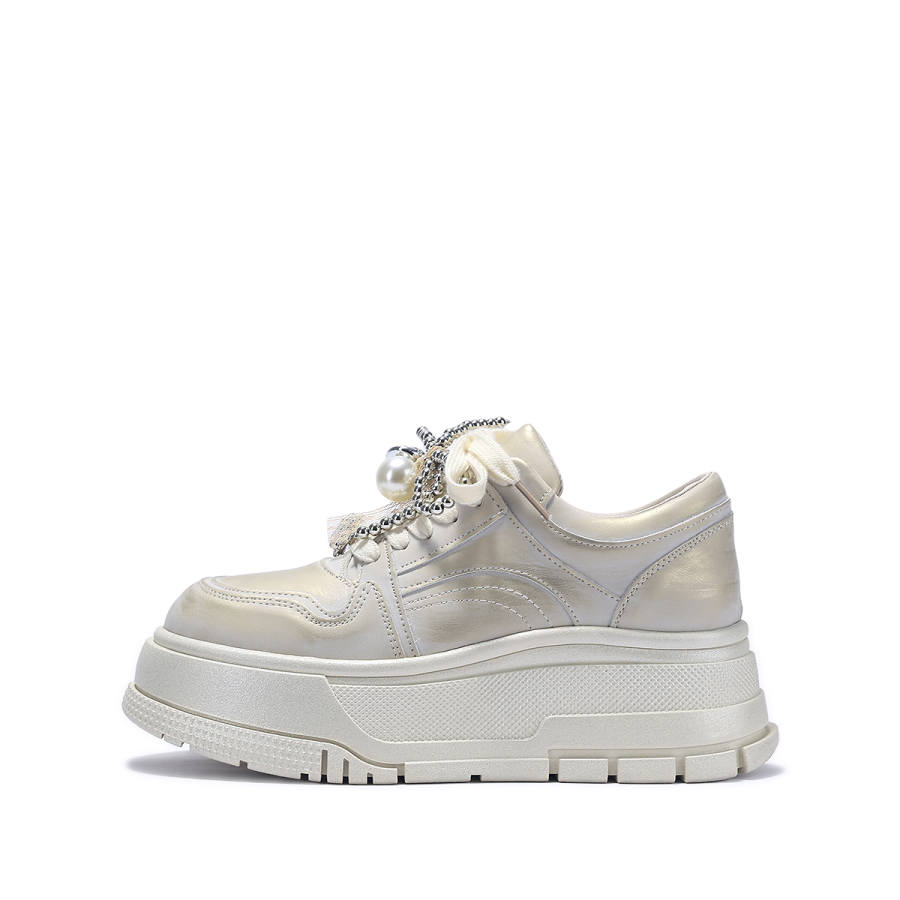 SELAIYA Cow Split Leather Skateboard Shoes Women's