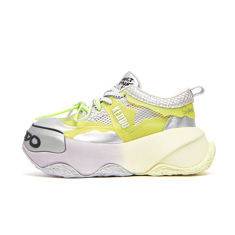 KEDDO Paint Not Yet Dry Cow Leather Low top Casual Shoes Women's