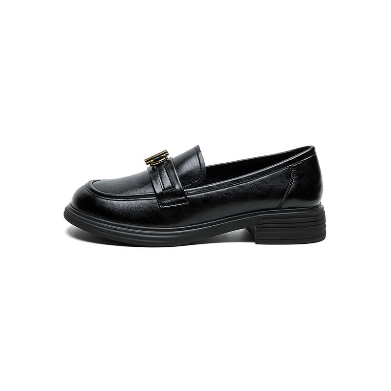 FIVE PLUS FIVE PLUS Synthetic Leather Loafers Women's Black