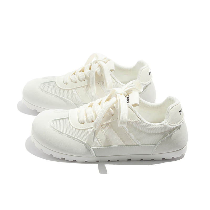 BEIER Microfiber Leather Low top Casual Shoes Women's White