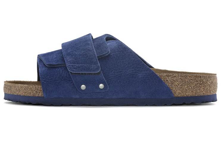Birkenstock Leather Stylish Sandal Men's Blue