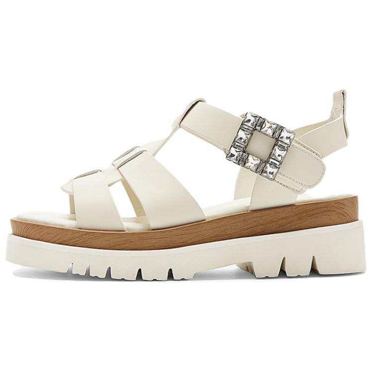 NINE WEST NINE WEST Cow Leather One Strap Sandals Women's