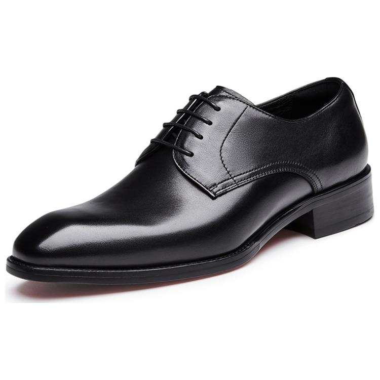 SAINT ANGELO Top Grain Cow Leather Dress Shoes Men's Black