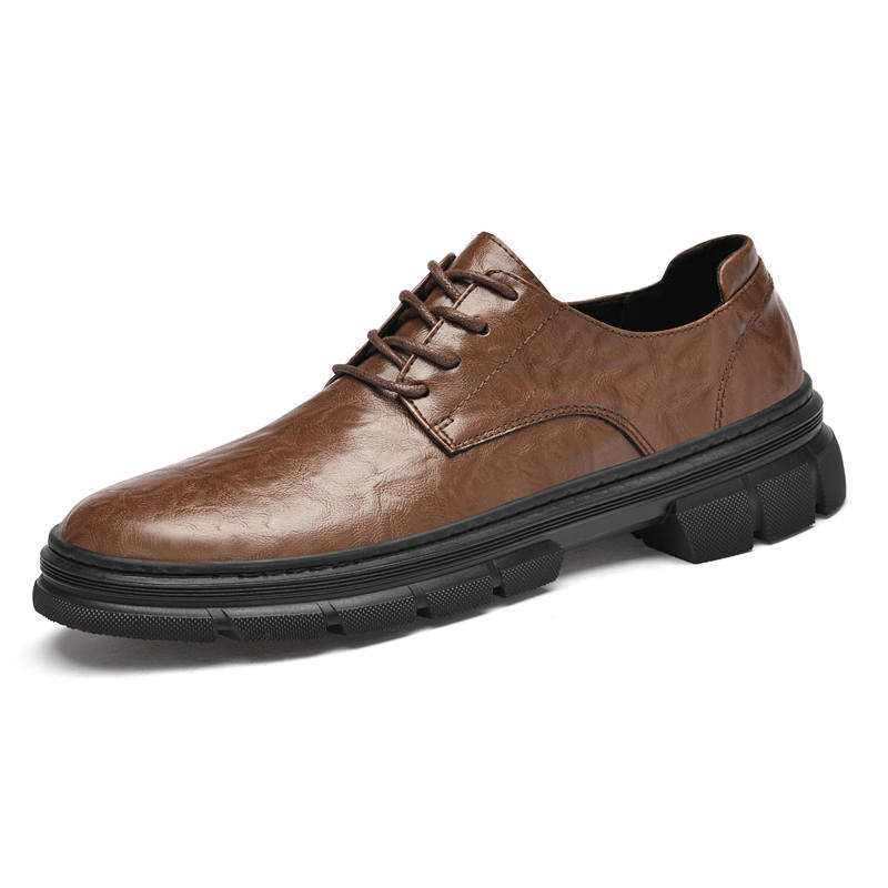 GONGNIULEITING Cow Split Leather Casual Shoes Men's
