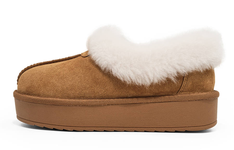 EBLAN Cow Leather Casual Shoes Women's Camel