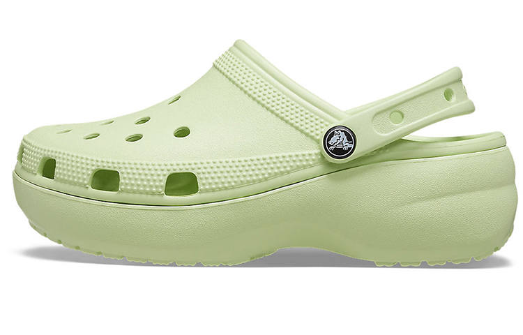 Crocs Crocs Classic Platform Clog Clogs Women's Gray Mist Green