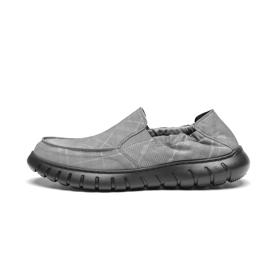 J.BENATO Fabric Casual Shoes Men's Gray