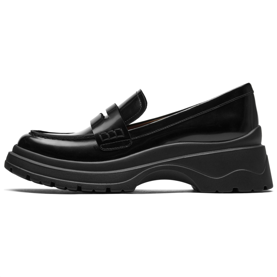 73Hours Cow Cat Cow Leather Loafers 4.5cm Women's