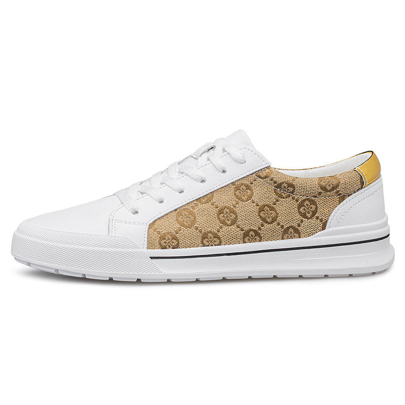 GONGNIULEITING Cow Leather Low top Casual Shoes Men's