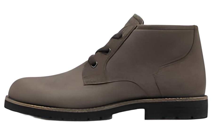 Ecco Ecco Ankle Length Combat Boots Men's Coffee