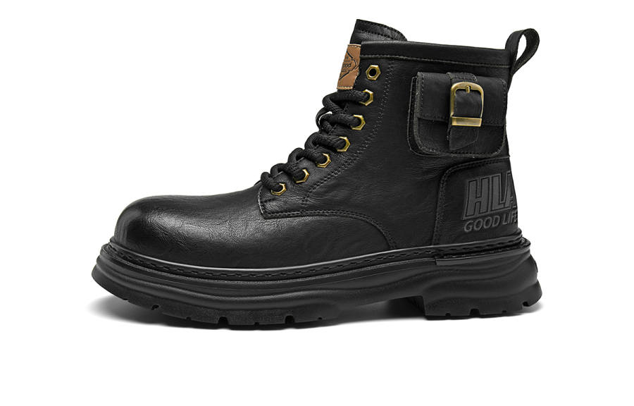 HLA HLA Combat Boots Men's Black, Brown