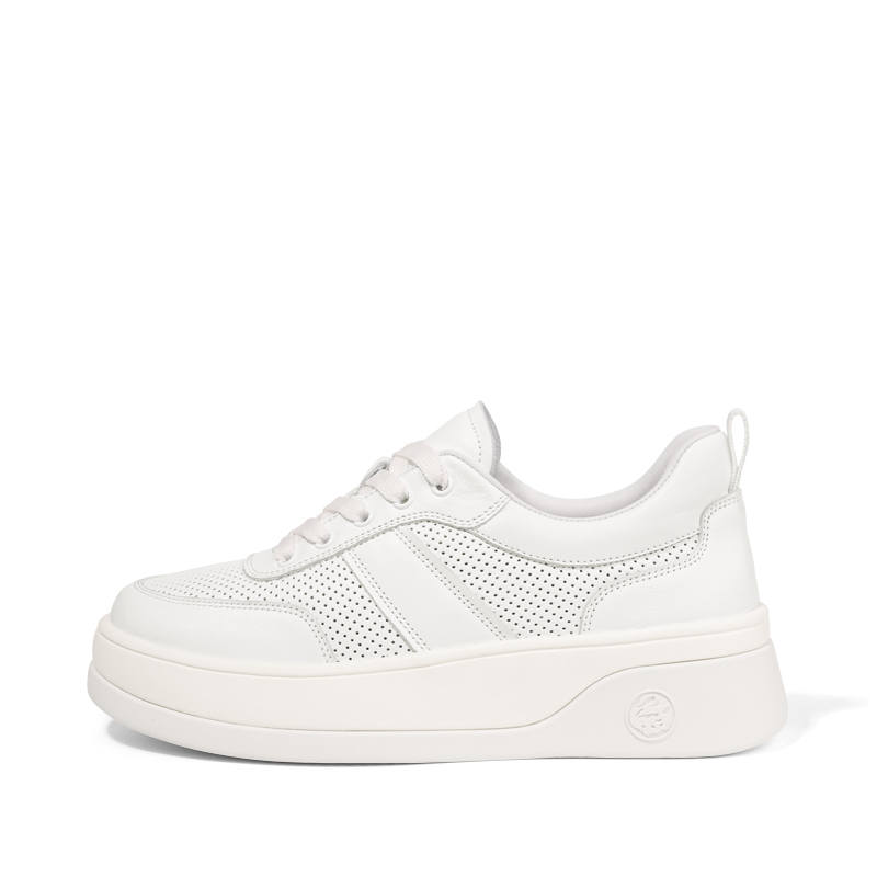 RUNUU Top Grain Cow Leather Low top Skateboard Shoes Women's
