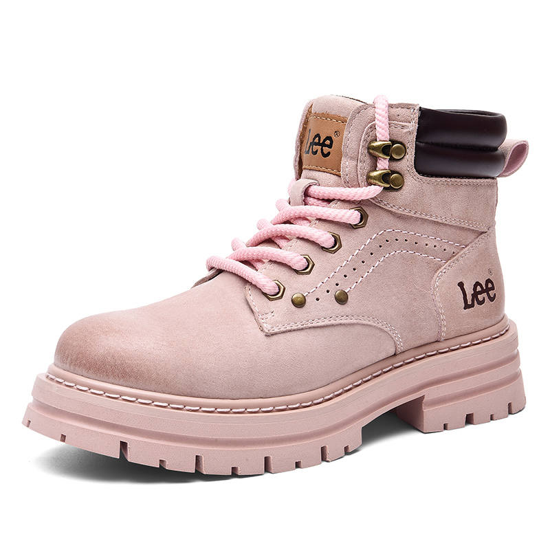 Lee Combat Boots Women's Pink/Blue/Green/Yellow