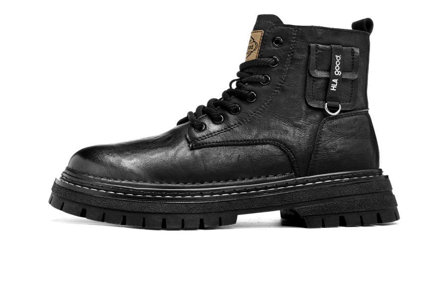 HLA HLA Combat Boots Men's Black, Bronze