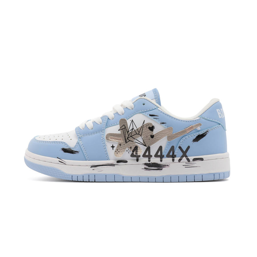 B.Duck Hook Storm Lightning Air Force 1, Deconstruction Street Hip Hop Sports Sneakers & Height Increasing Shoes