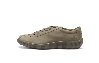 Ecco Fluttershy Zero Point Cow Leather Abrasion Resistant Low top Casual Shoes Men's Tan 537754