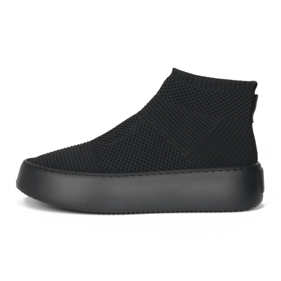 TIEKE Abrasion Resistant Breathable Abrasion Resistant Breathable Mid top Casual Shoes Men's Black