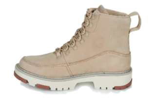 Levis Levi's Comfortable Round Toe Short Combat Boots Women's Beige