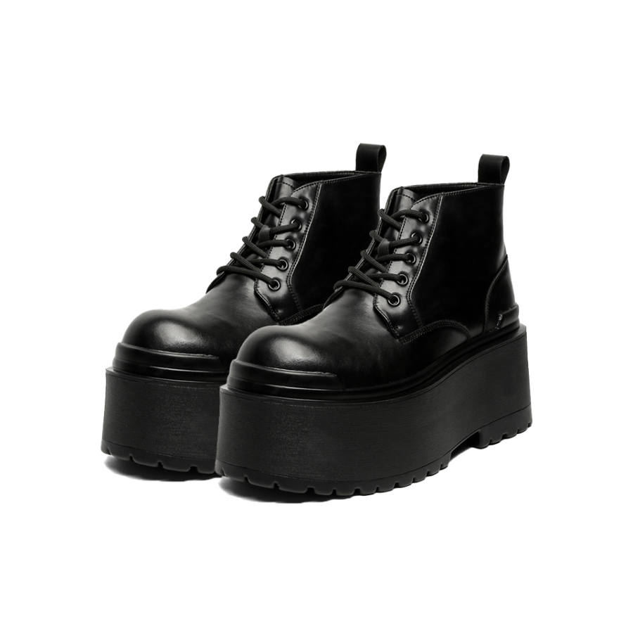 Lanza Lanza Short Combat Boots Men's Black