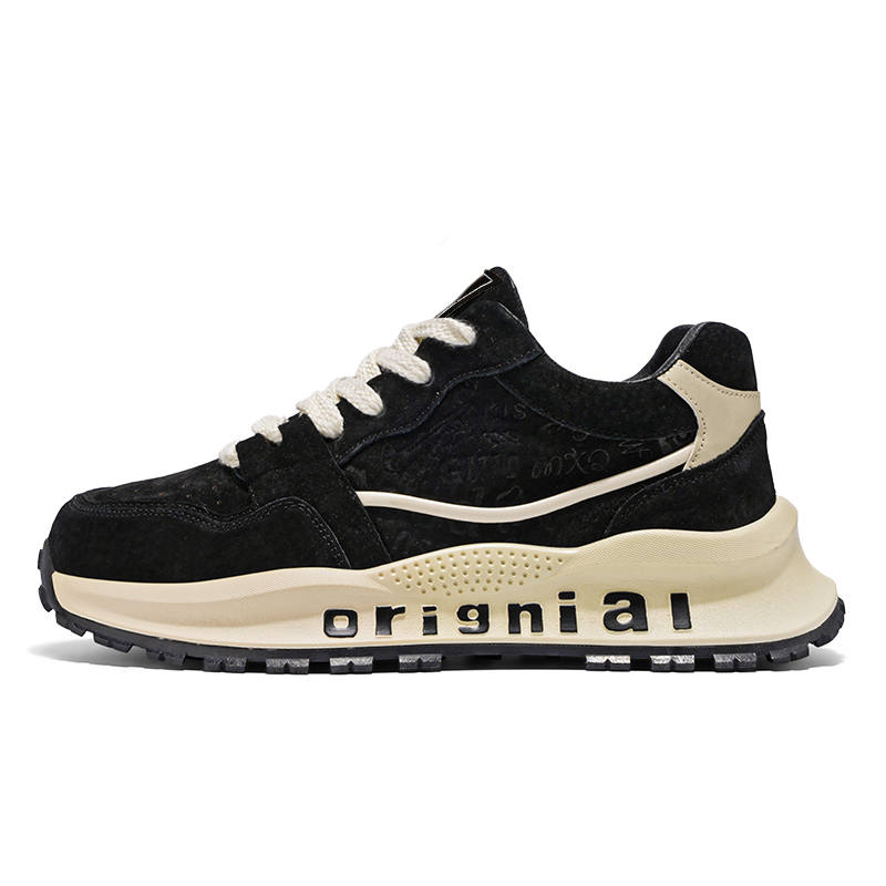 NANJIREN Microfiber Leather Abrasion Resistant Waterproof Wear resistant And Waterproof Low top Casual Shoes Men's