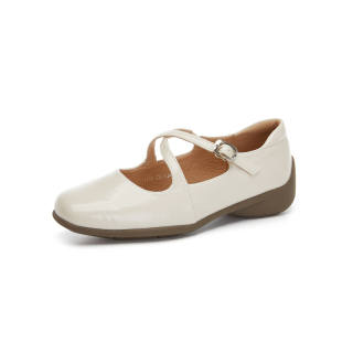 YOUYUSHI Cow Leather Platform Mary Jane Shoes Women's