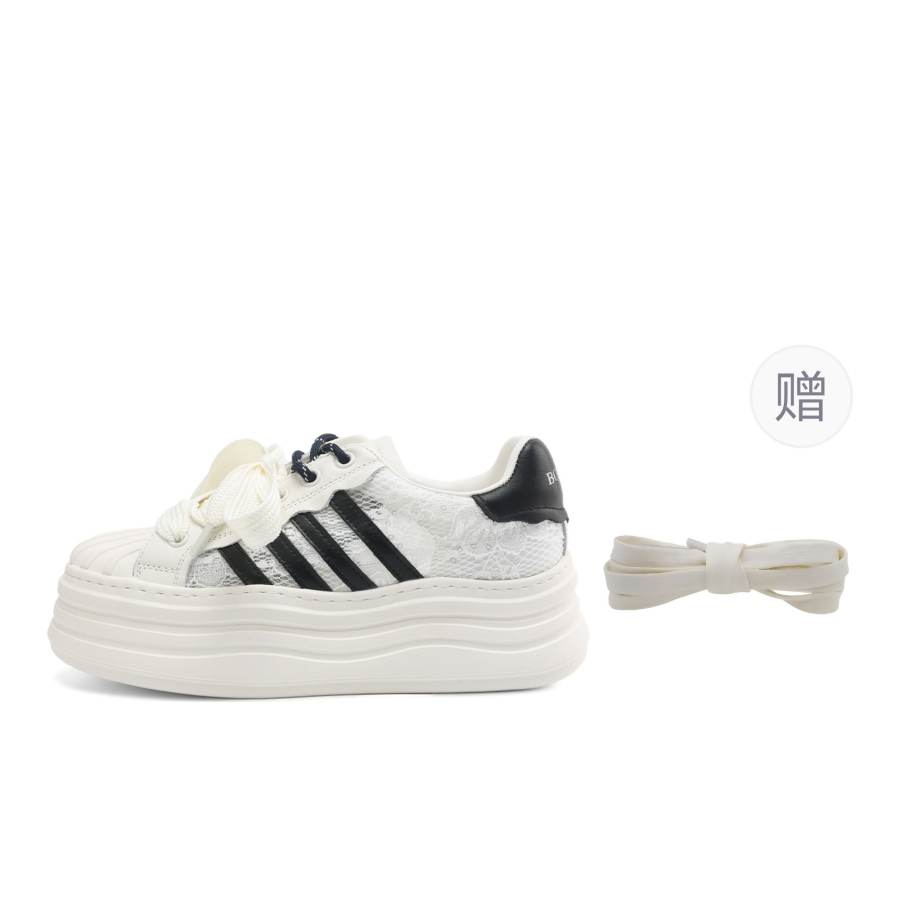 BOERDIQI Top Grain Cow Leather Skateboard Shoes Women's