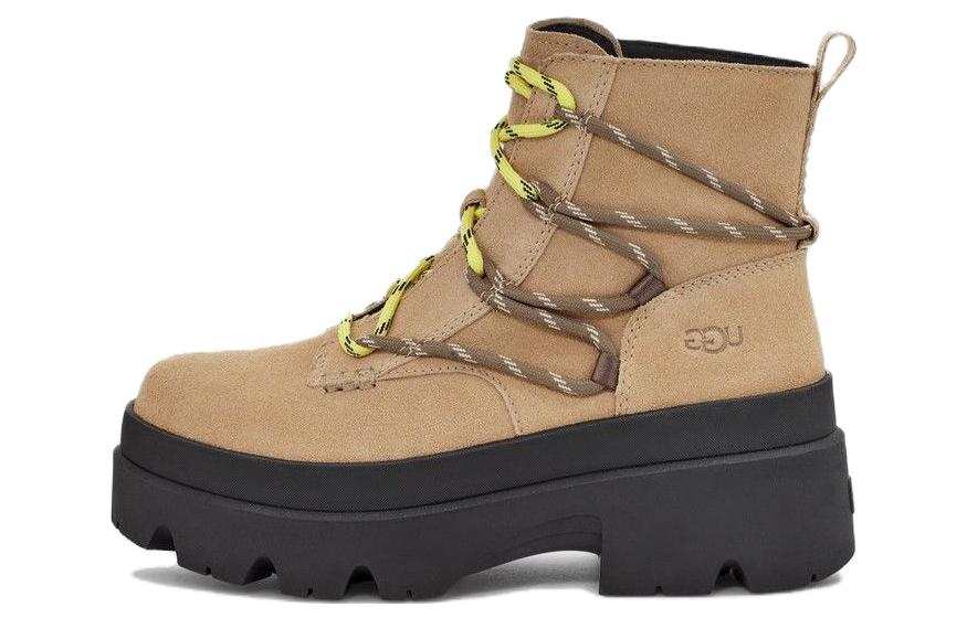 UGG UGG Brisbane Lace Up Boot 'Mustard Seed' Women's