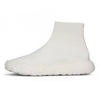 TIEKE Mesh Abrasion Resistant Abrasion Resistant High top Casual Shoes Men's White