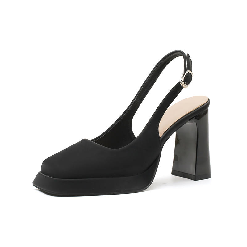 Zubumei High Heels Women's Black, Ecru