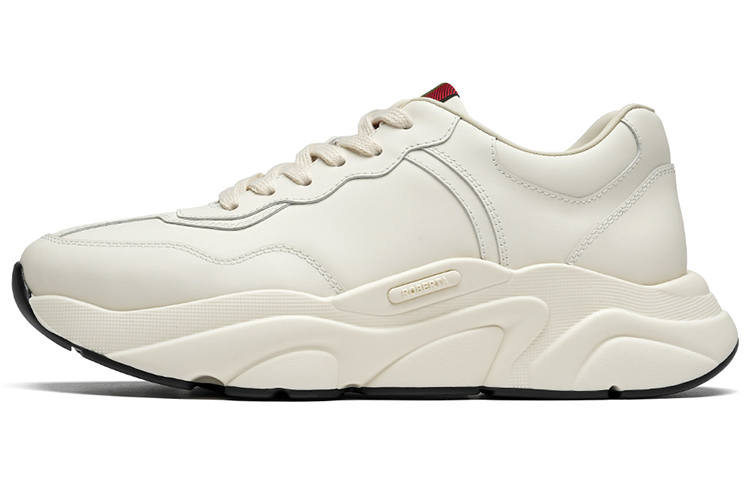 ROBERTA DI CAMERINO Cow Leather Low top Chunky Sneakers Men's Beige