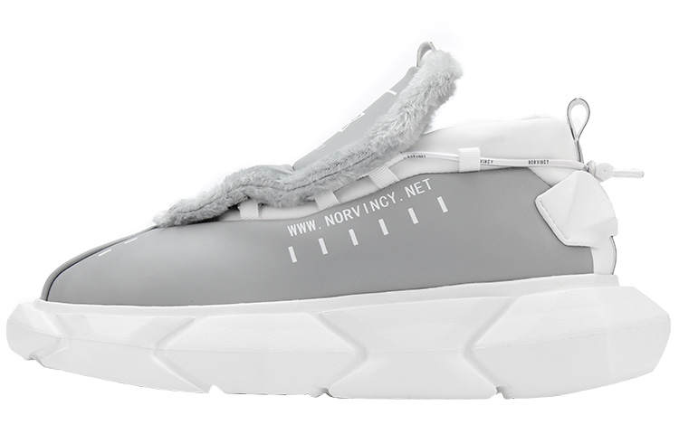 NORVINCY Snow Boots Unisex Bright Gray
